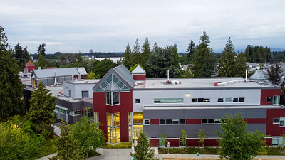 Newly finished exterior of Abbotsford campus building A