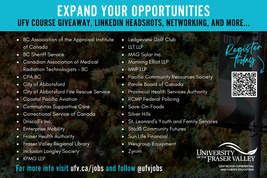 Updated Career Fair Exhibitors