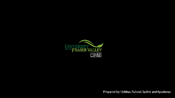 UFV ONE Presentation screenshot for Community Ideation Jam