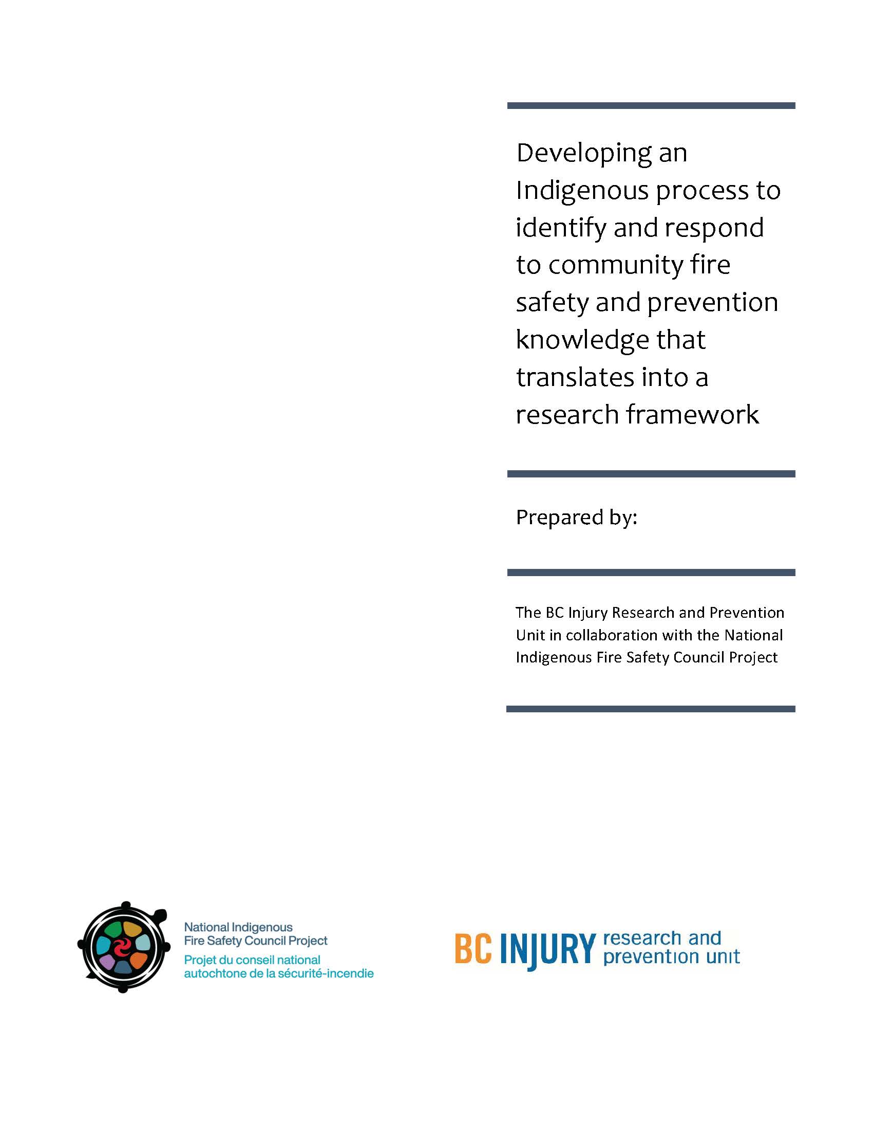 Cover of the report