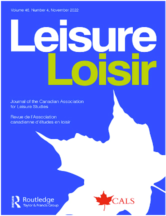 Cover of the journal Leisure