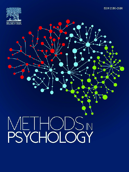 Cover of the journal of Methods in Psychology