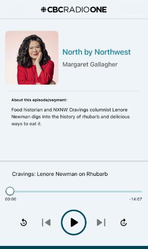 CBC North by Northwest Cravings_Rhubarb