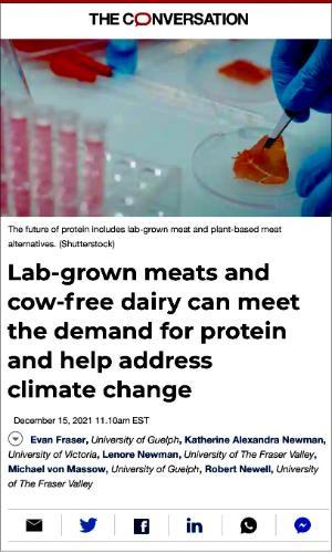 Lab-grown meats and cow-free dairy can meet the demand for protein and help address climate change, The Conversation