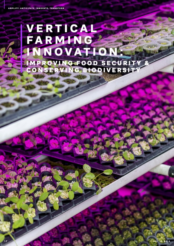 Vertical Farming Innovation: Improving Food Security & Conserving Biodiversity