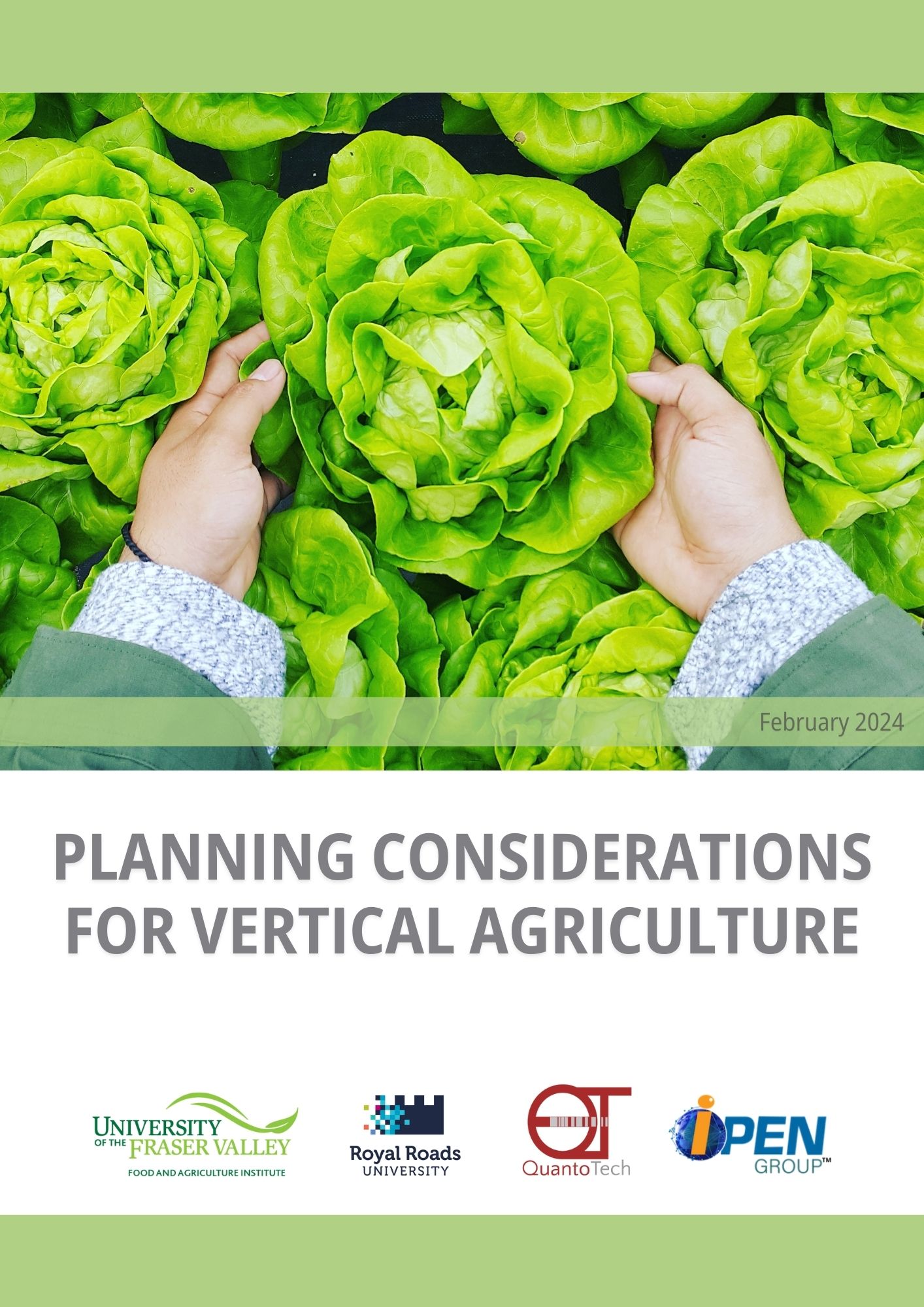 Planning Considerations for Vertical Agriculture February 2024