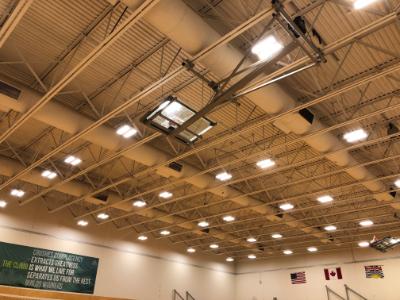LED Lighting in the North Gym