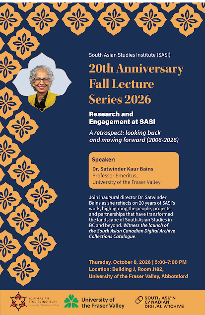 Details of the Fall Lecture 2026