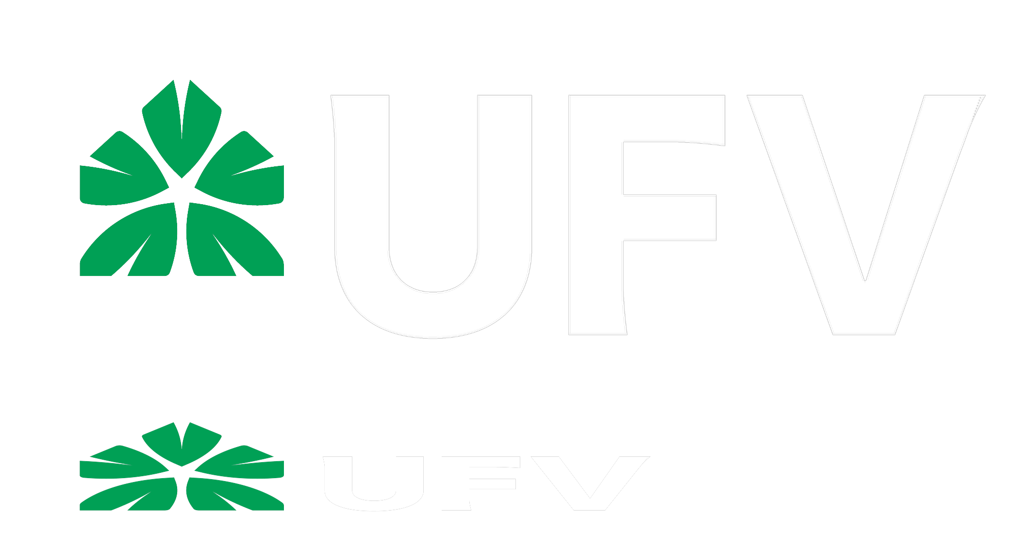 UFV acronym logo shown with altered proportions