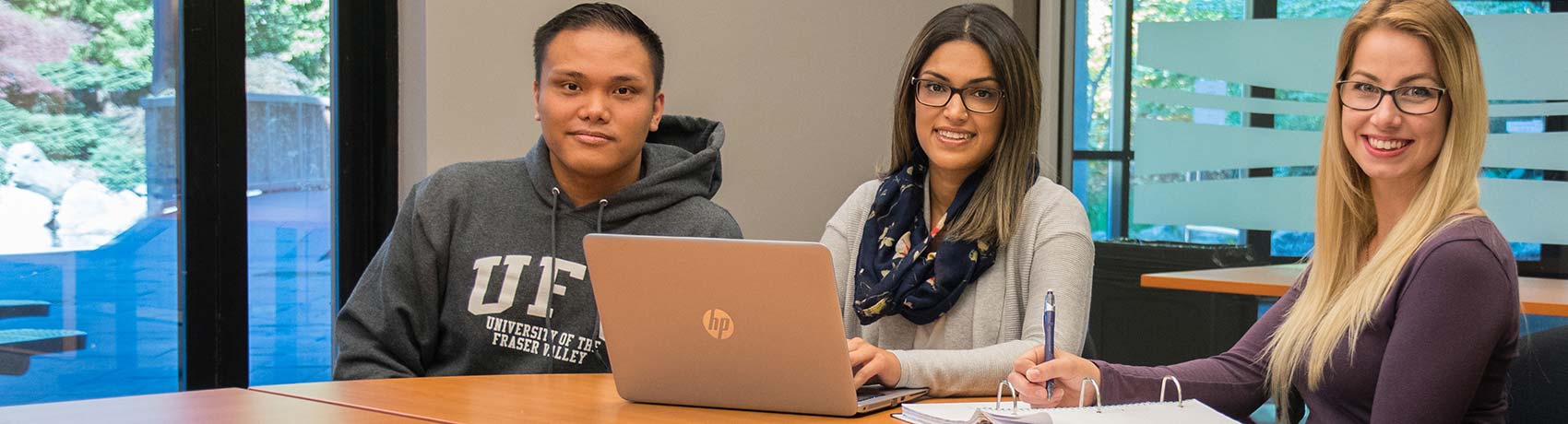 Students of the Applied Business Technology program at the University of the Fraser Valley