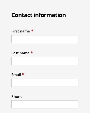 Student Inquiry Form